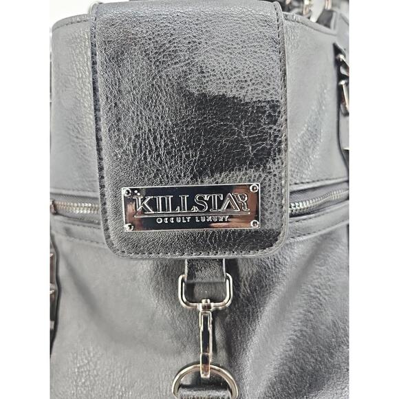 Killstar Black Embossed Gothic Crossbody Shoulder Purse - Picture 2 of 9